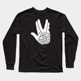 Live Long and Prosper (Star Trek) white Long Sleeve T-Shirt